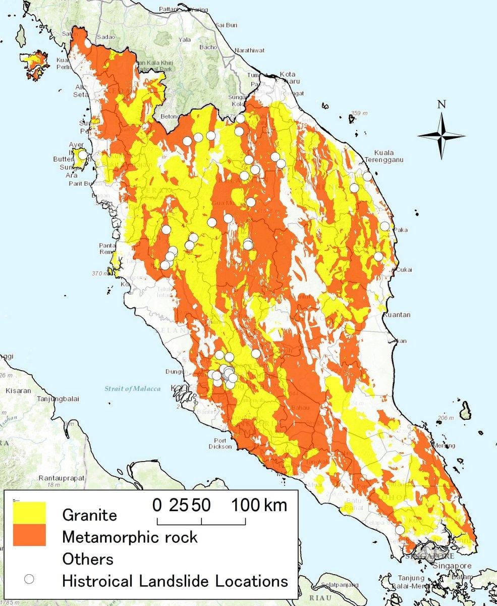 geological mapa ng malaysia