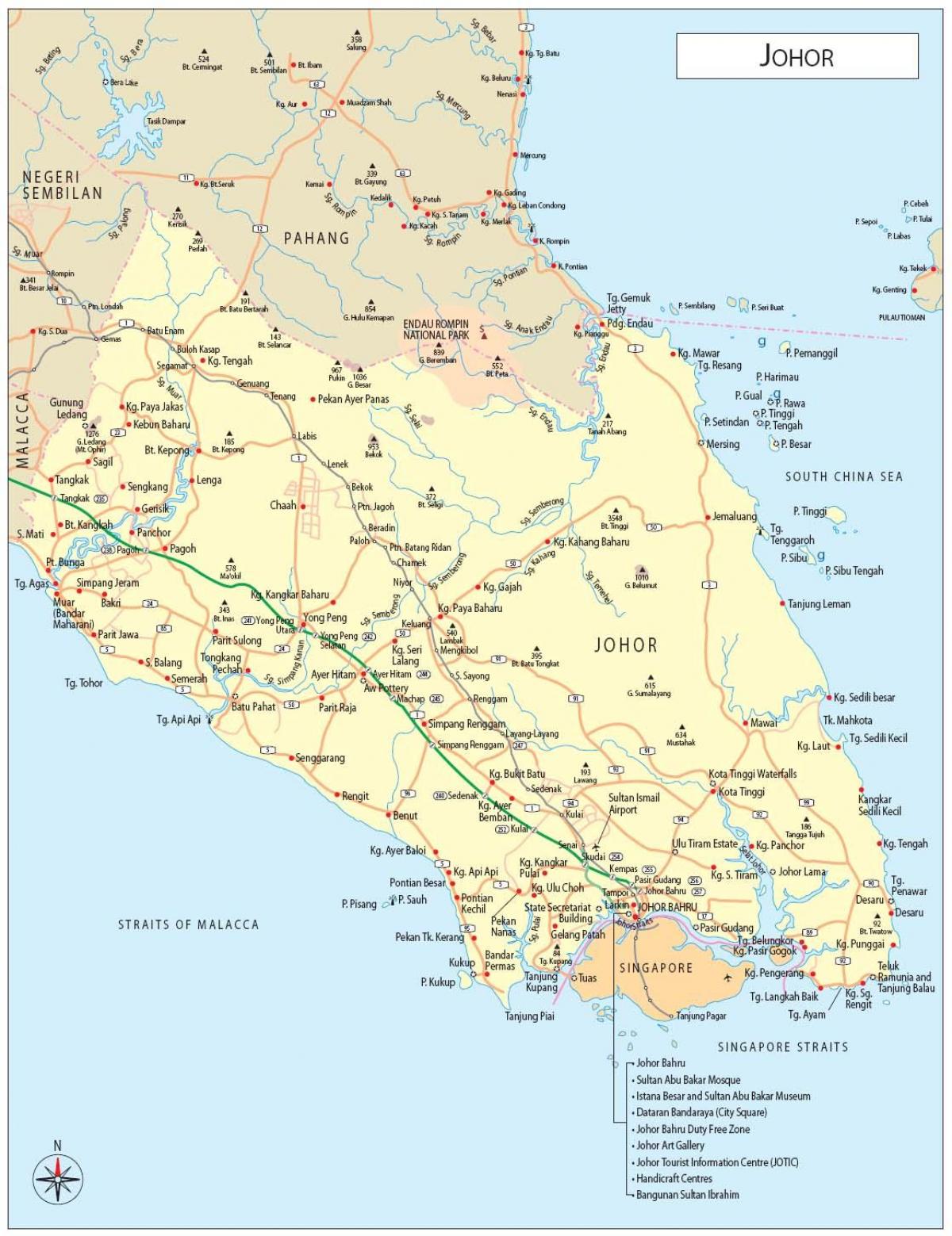 jb mapa ng malaysia