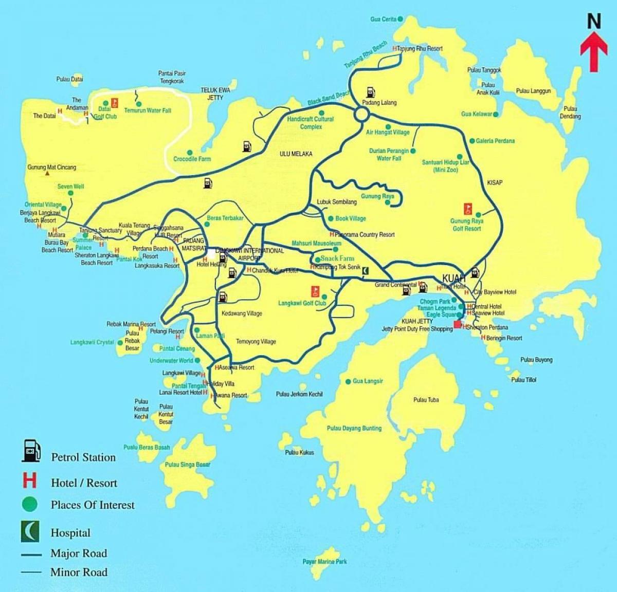 mapa ng malaysia at langkawi