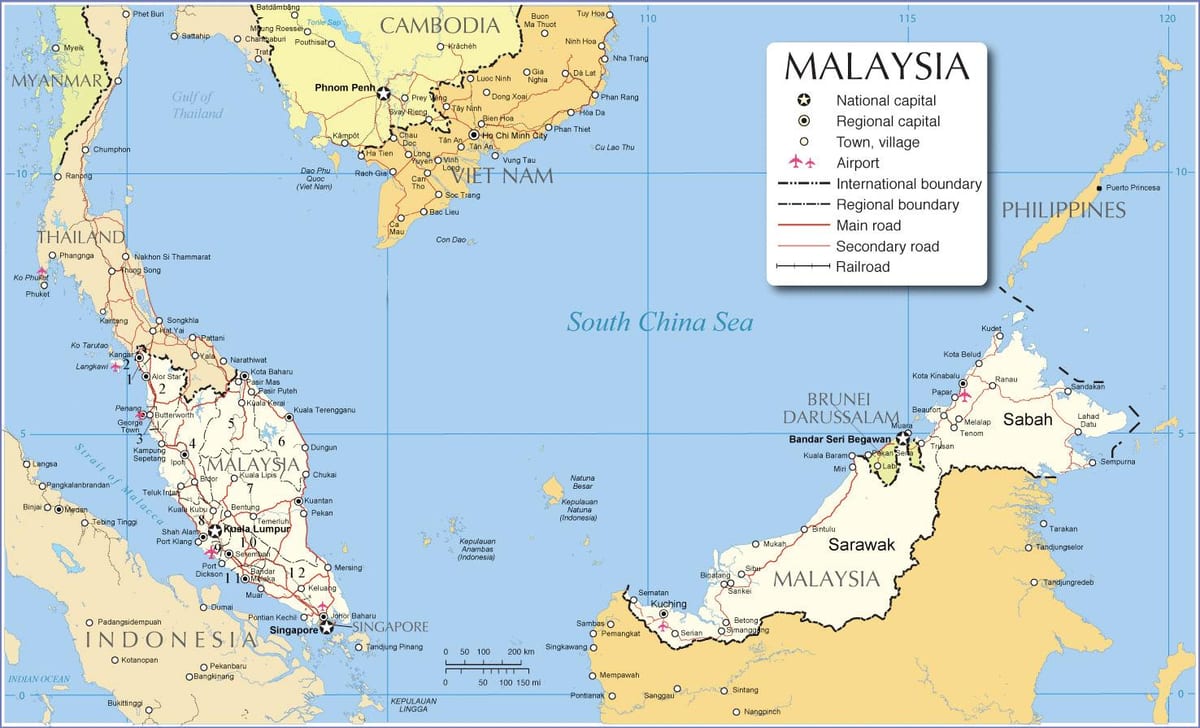 lrt station mapa ang ruta ng malaysia