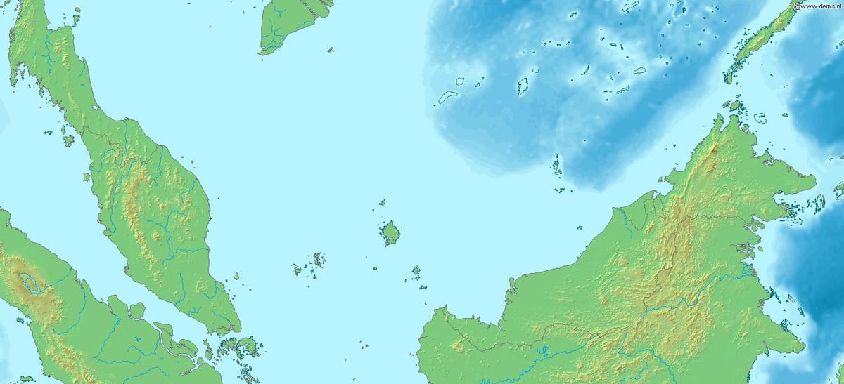 mapa ng malaysia 3d