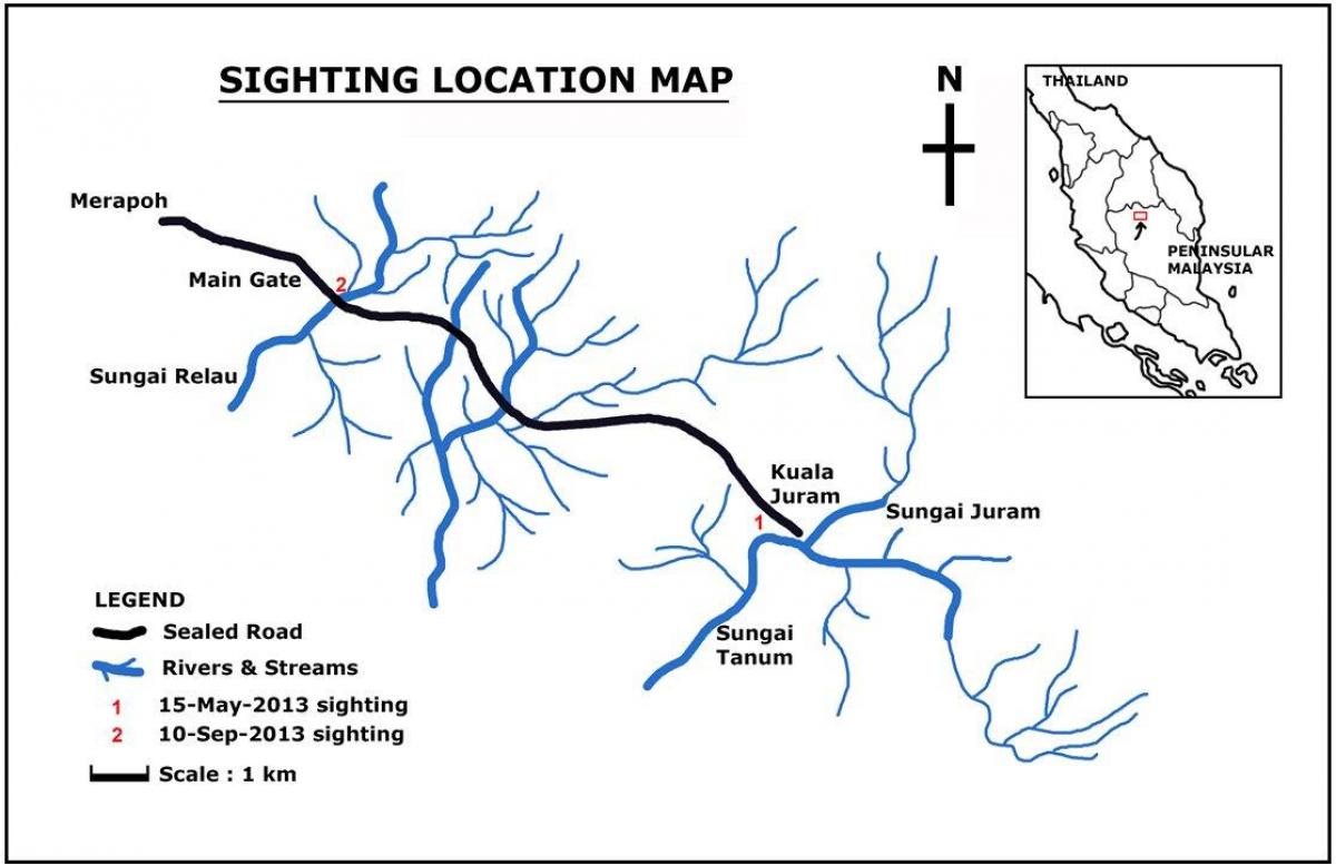 mapa ng malaysia ilog