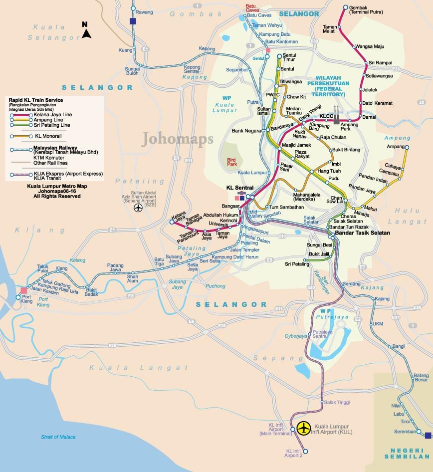 malaysia mapa ng subway