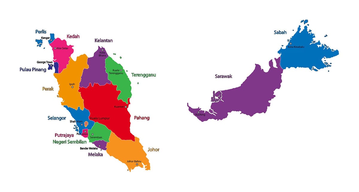 mapa ng malaysia na larawan ng mapa