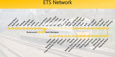 Mapa ng ets mapa ang ruta ng malaysia