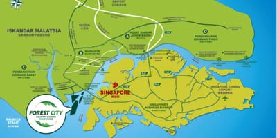 Mapa ng forest city malaysia