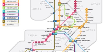 Lrt mapa ng malaysia 2016