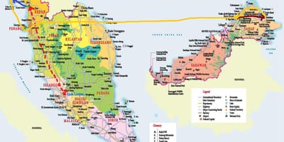 Mapa ng malaysia bus