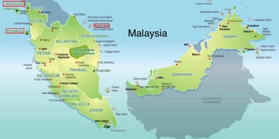 Mapa ng malaysia at mga isla
