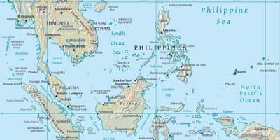 Mapa ng malaysia at mga nakapaligid na mga bansa