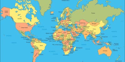 Malaysia lokasyon sa mapa ng mundo