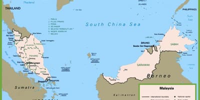Mapa ng malaysia pampulitika 