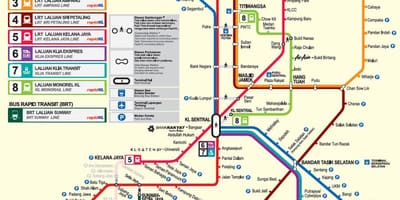 Malaysia mrt mapa 2016