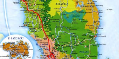 Mapa ng timog malaysia
