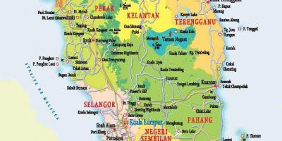 Mapa ng west malaysia